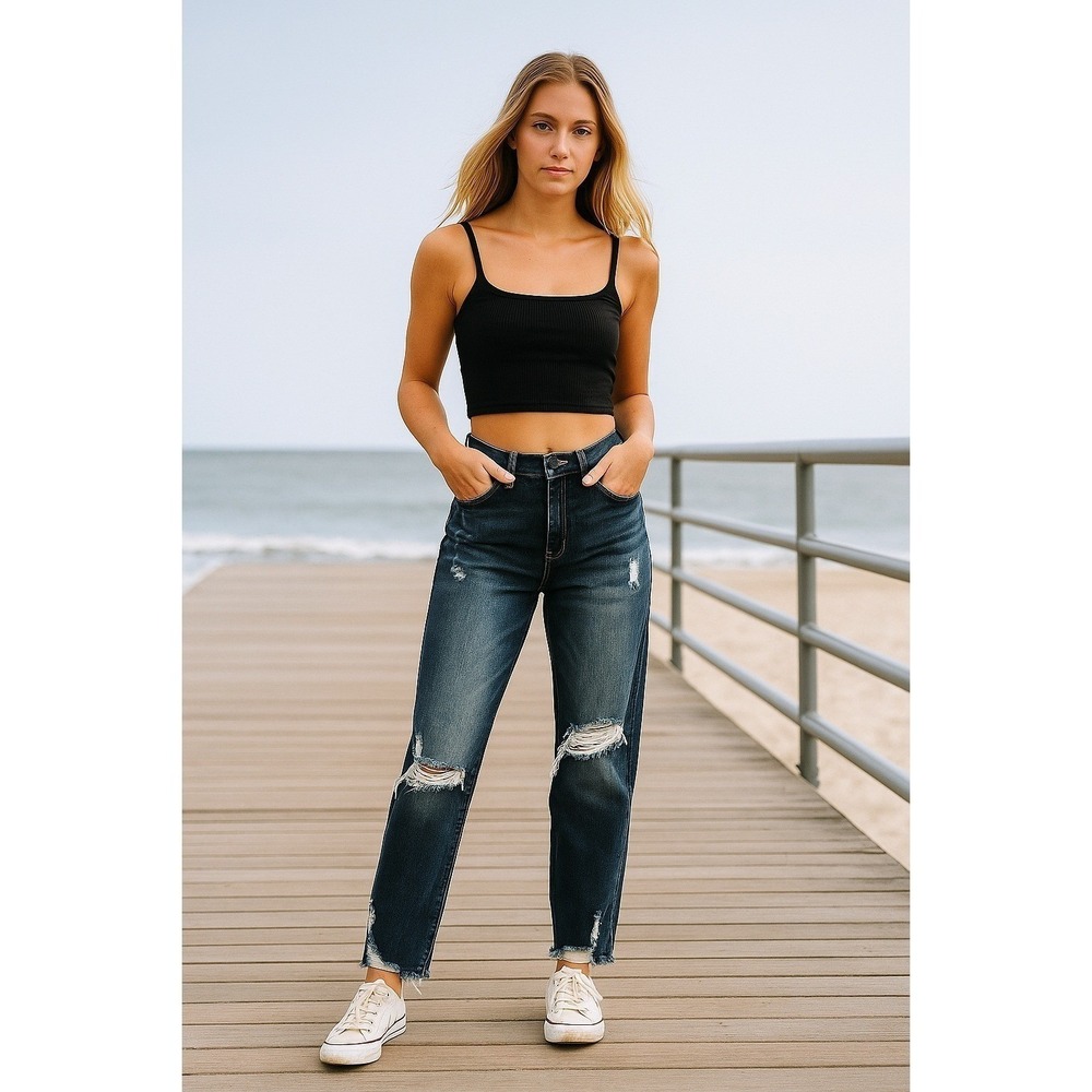 Risen High‎ Rise Boyfriend Jeans sz 30